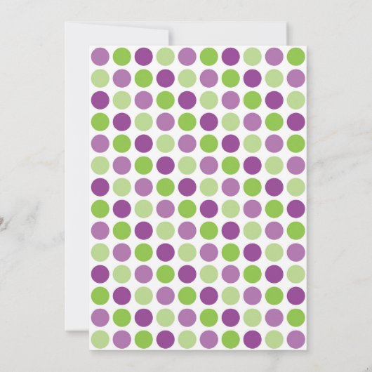 Niedliche Einladungen (Rückseite)