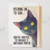 NIEDLICHE EINLADUNGEN DER SCHWARZEN KATZGEBIRGSPAR (Vorderseite)