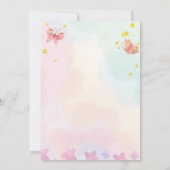 Niedliche Einladungen für den "Pooh Bear" (Rückseite)