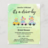 Niedliche Einladungen für die Brautdusche im Rahme (Vorderseite)