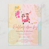 Niedliche Einladungen für Hochzeiten (Vorderseite)