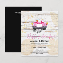 Niedliche Einladungen für Hochzeiten