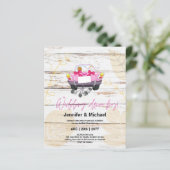 Niedliche Einladungen für Hochzeiten (Stehend Vorderseite)
