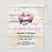 Niedliche Einladungen für Hochzeiten (Vorderseite)