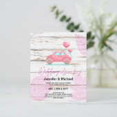 Niedliche Einladungen für Hochzeiten (Stehend Vorderseite)