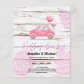 Niedliche Einladungen für Hochzeiten (Vorderseite)