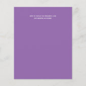 Niedliche Einladungen für Hochzeiten (Rückseite)