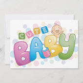 Niedliche Einladungen für Kinder (Vorderseite)