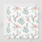 Niedliche Einladungen für Kindermädchen (Rückseite)