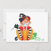 Niedliche Einladungen zu Halloween (Vorderseite)