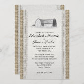 Niedliche Einladungen zur Hochzeit (Vorne/Hinten)