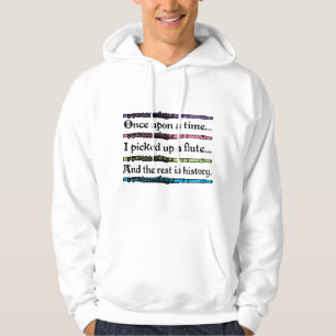 Niedliche einst Flöte Hoodie