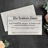 Niedliche Einsteckkarte für den Papierkorb der Pap Begleitkarte