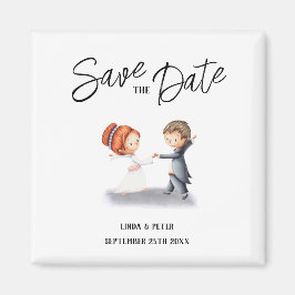 Niedliche einzigartige Couple Dancing Romantische  Magnet