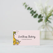 Niedliche Einzigartige Hausreinigung Häusekeeping  Visitenkarte (Stehend Vorderseite)