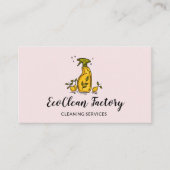 Niedliche Einzigartige Hausreinigung Häusekeeping Visitenkarte (Vorderseite)
