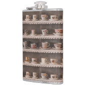 Niedliche einzigartige Retro Funny Cooler Vintager Flachmann (Links)