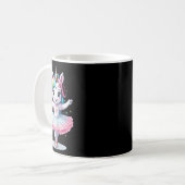 Niedliche Einzigartigkeit und Moderne Einhornballe Kaffeetasse (Vorderseite Links)
