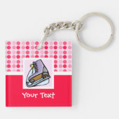 Niedliche Eis-Skate Schlüsselanhänger (Rückseite)