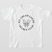 Niedliche Eiscreme Cone Lover Kinder T-Shirt (Ablage )