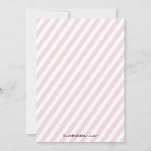 Niedliche Eiscreme Geburtstagsparty Einladung (Rückseite)