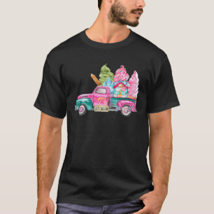 Niedliche Eiscreme Gnomes LKW Funny Summer Lovers T-Shirt