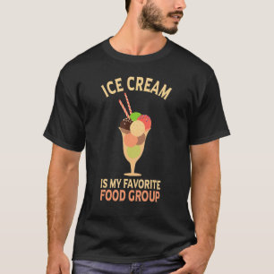 Niedliche Eiscreme ist meine Lieblingsnahrungsmitt T-Shirt