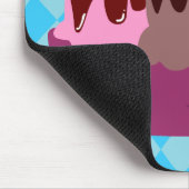 Niedliche Eiscreme Mousepad (Ecke)