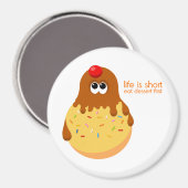 Niedliche Eiscreme Sundae Magnet (Vorderseite/Rückseite)