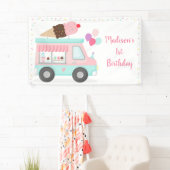 Niedliche Eiscreme Truck Geburtstag Banner (Insitu)