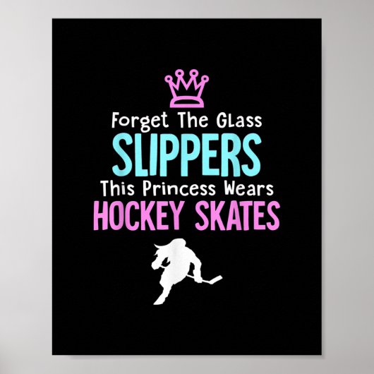 Niedliche Eishockey-Girls - Frauenquote Poster (Vorne)