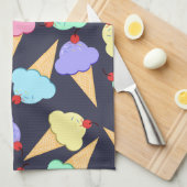 Niedliche Eislaufkonen Handtuch (Viertel Falte)