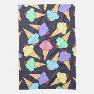 Niedliche Eislaufkonen Handtuch