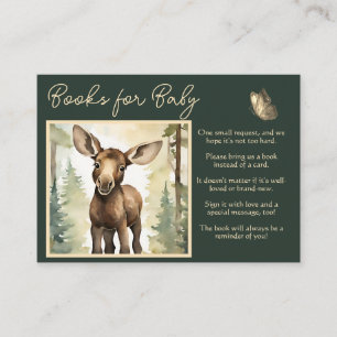 Niedliche Elchbücher für Kinder Begleitkarte