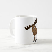 Niedliche Elche Kaffeetasse (Vorderseite Links)