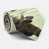 Niedliche Elche Krawatte (Gerollt)