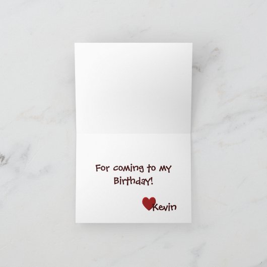 Niedliche Elche und danke (Innenseite)