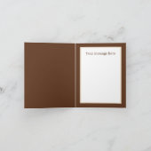 Niedliche Elchliebhaber fügen Text hinzu Karte (Innenseite)