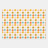 Niedliche Elefanten-Blume Blush-Minze Geschenkpapier Set (Vorderseite 3)