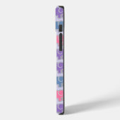 Niedliche Elefanten Lila Muster Case-Mate iPhone Hülle (Rückseite / Links)