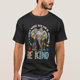 Niedliche Elefanten und Puzzle-Stücke Autismus-Pro T-Shirt