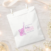 Niedliche Elefantenbaby-Dusche personalisiert Gefä Geschenktütchen (Ausgeschnitten)