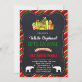 niedliche Elefantendusche Einladung (Vorderseite)