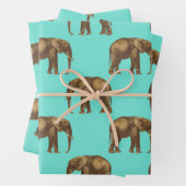 Niedliche Elefantenfreude Geschenkpapier Set (Beispiel)