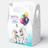 Niedliche ElefantenGeburtstagspartei Geschenkschachtel (Geöffnet)