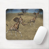 Niedliche ElefantenGiraffen Mousepad (Mit Mouse)