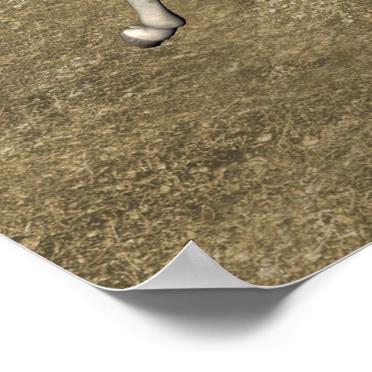 Niedliche ElefantenGiraffen Poster (Ecke)