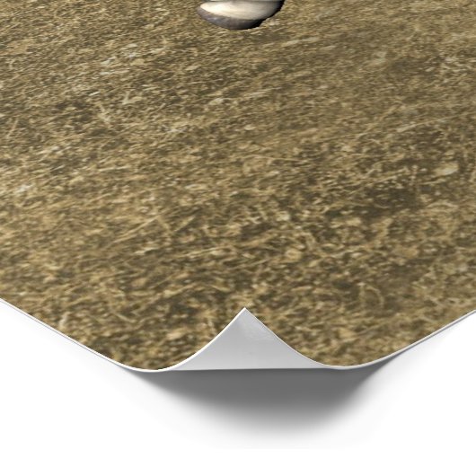 Niedliche ElefantenGiraffen Poster (Ecke)