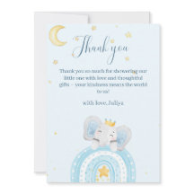 Niedliche Elefantenjunge Babydusche