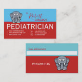 Niedliche Elefantenkarte Terminkarte (Vorne/Hinten)